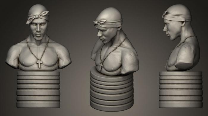 Busts and bas-reliefs of famous people (BUSTC_0624) 3D model for CNC machine